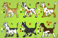 Cat adoptables - batch 1 (the last two are free!)