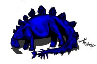 Editable Stegosaurus