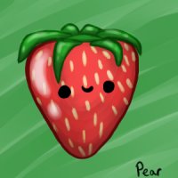 Free Strawberry Lineart