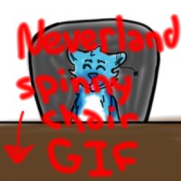 Neverland GIF~ Spinny Chairs Are Fun