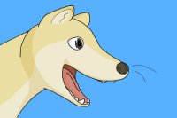 Happy Cel-shaded Thylacine
