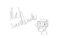 compootr eating sandwhich idk