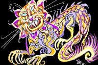 "Many-Earred-Cat-Dragon" Asian,Chinese Inspired