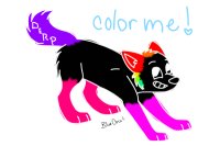 Rainbow Derpy Wolf 8