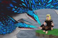 HTTYD dragon and trainer