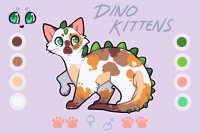 Dino Kitten .001 - Stegosaurus
