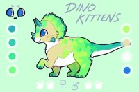 Dino Kitten .008 - Triceratops