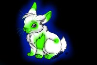 Green and White Bunny