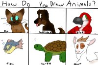 How do I draw animals?