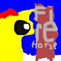 Fire horse profile pic entry