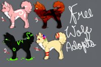 FREE WOLF ADOPTS! CLOSED