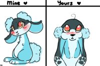 Mine vs yours - Cute bunny