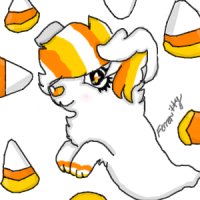 ♥ Candy corn ghost ♥