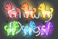 Glowing Pup Adoptable (2)