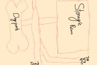 Map Sketch of Snowy Paws Kennel ~Pt. 2