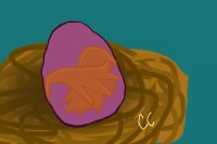 Colored in egg!