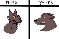 Mine vs yours - Angry wolf