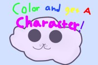 Color and get a character!