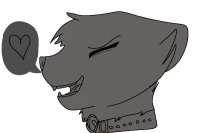 Happy wolf editable avatar