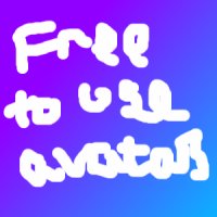 Free to use avatars