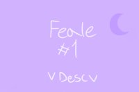 Feale #1 - Wisteria (Not for adoption)