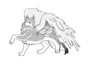 Wolf With Wings..