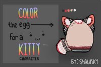 My color the kitty!