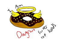 Colored in angel donut~ Destress