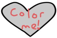 Color the Heart for a Character!