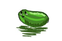 Happy cucumber