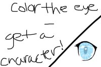 colored eye