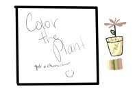 colour in the plant for a character ~entry