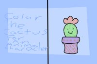 Color A Cactus