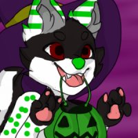 Mint is ready for Halloween <3