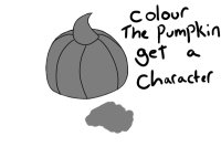 Colour the pumpkin get a character