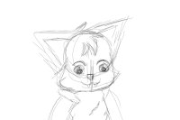 Vampire Cat Sketch