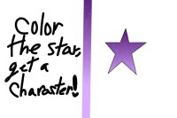 ✷Color the star, get a character✷