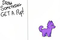 draw something ; get a pup!