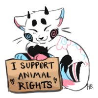 i support animal rights bubblegum