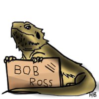 Bob Ross The Bearded Dragon :D