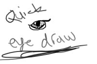 quick eye drawing