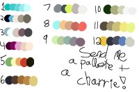 Send me a palette and a character!
