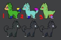 Pup Adopts, 1C$ each!