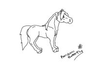 Horse Line-Art