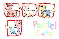 Pastel Cat Adoptables! (Closed)