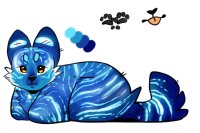 Blue Tiger bean Cat | SOLD