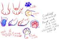 Bunch o paw sketched