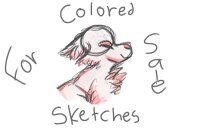 Colored Sketches For Sale