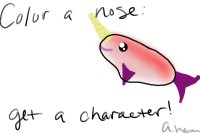 Color a Nose: Get a Character - Dawn