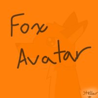 Editable Fox Avatar